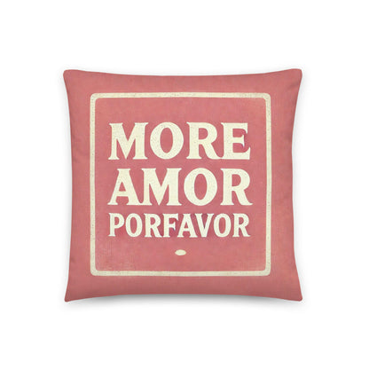 coussin more amor por favor