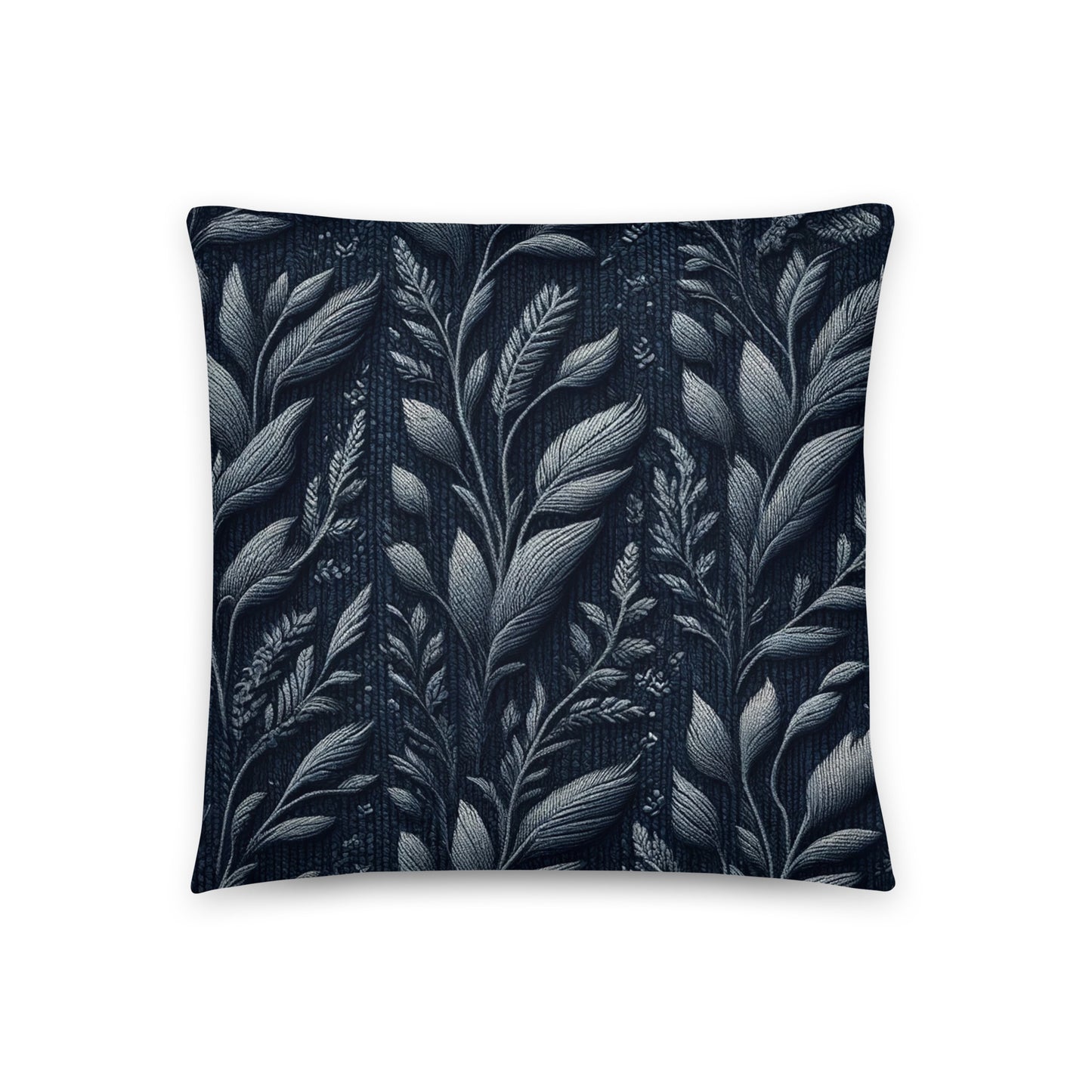 coussin bleu nuit