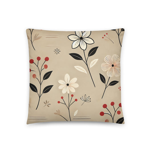 coussin florale