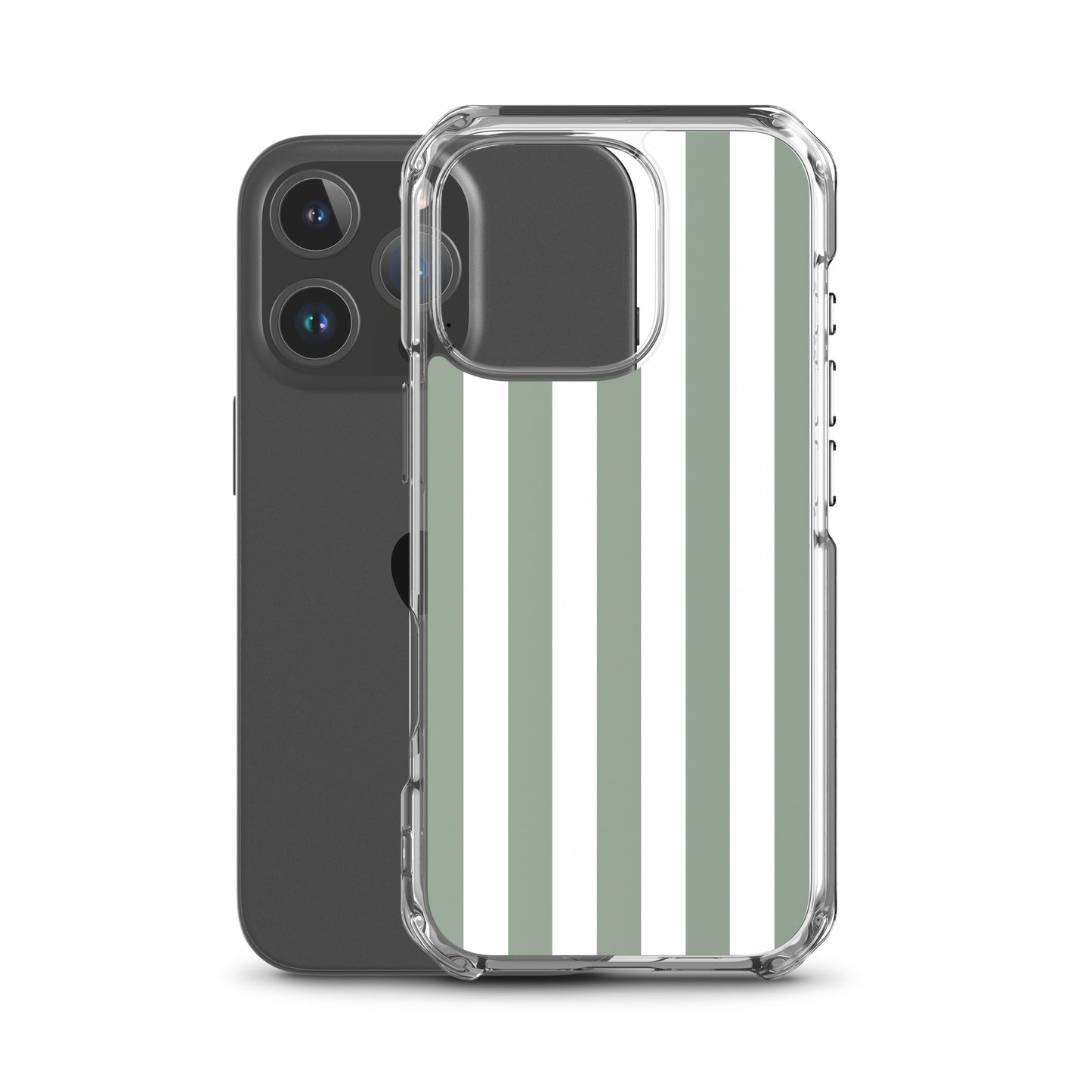 coque iphone rayure vert et blanc