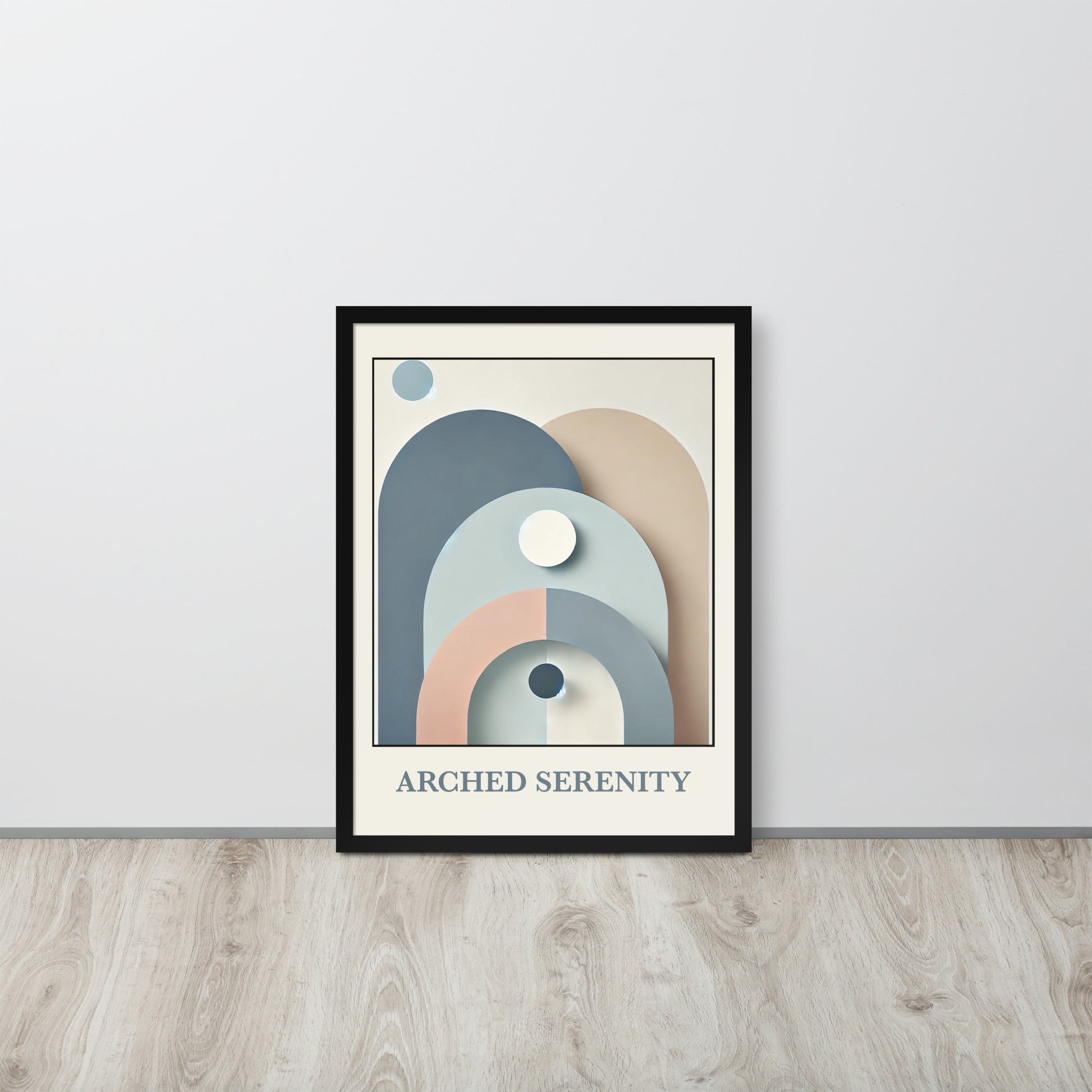 poster geometrique couleur pastel