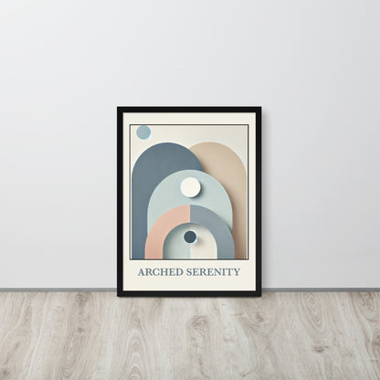 poster geometrique couleur pastel