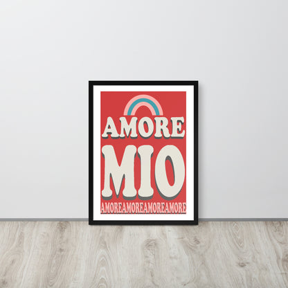 poster retro amore mio