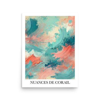 poster nuance de corail