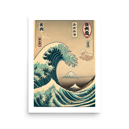 grande vague kanagawa poster