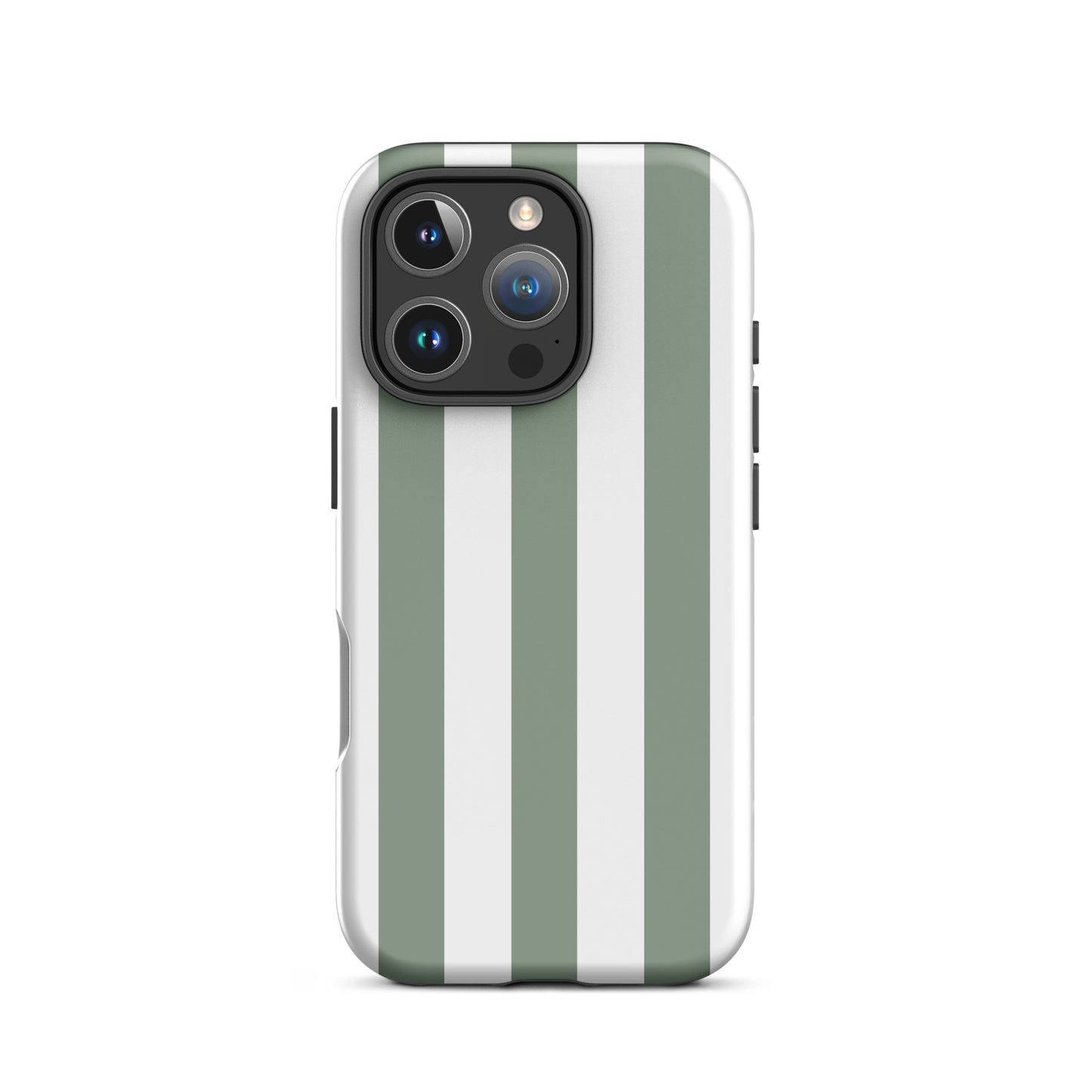 coque iphone rayure vert et blanc