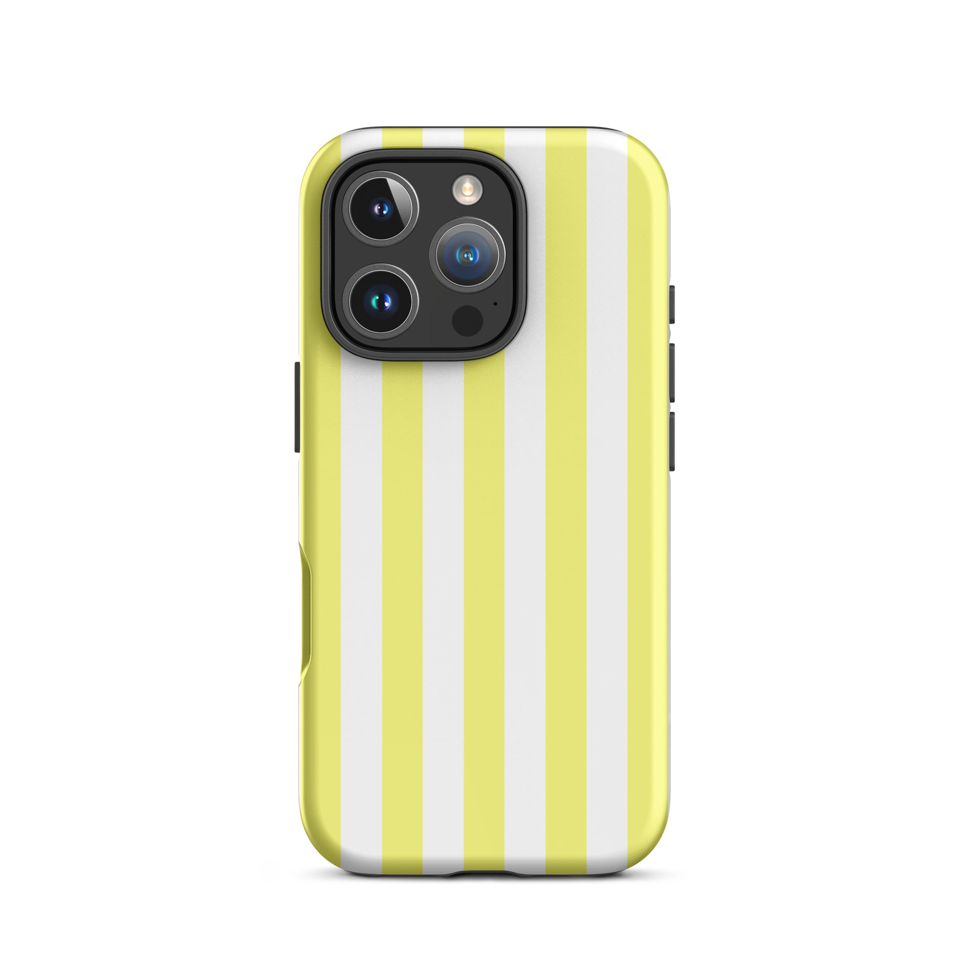 coque iphone rayure jaune et blanc