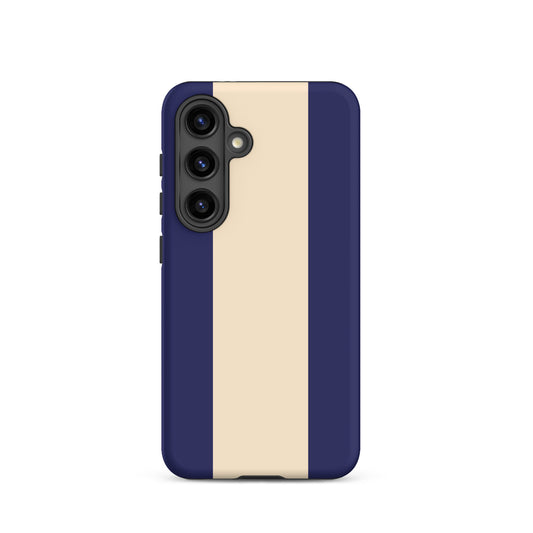 coque samsung rayure bleu et beige