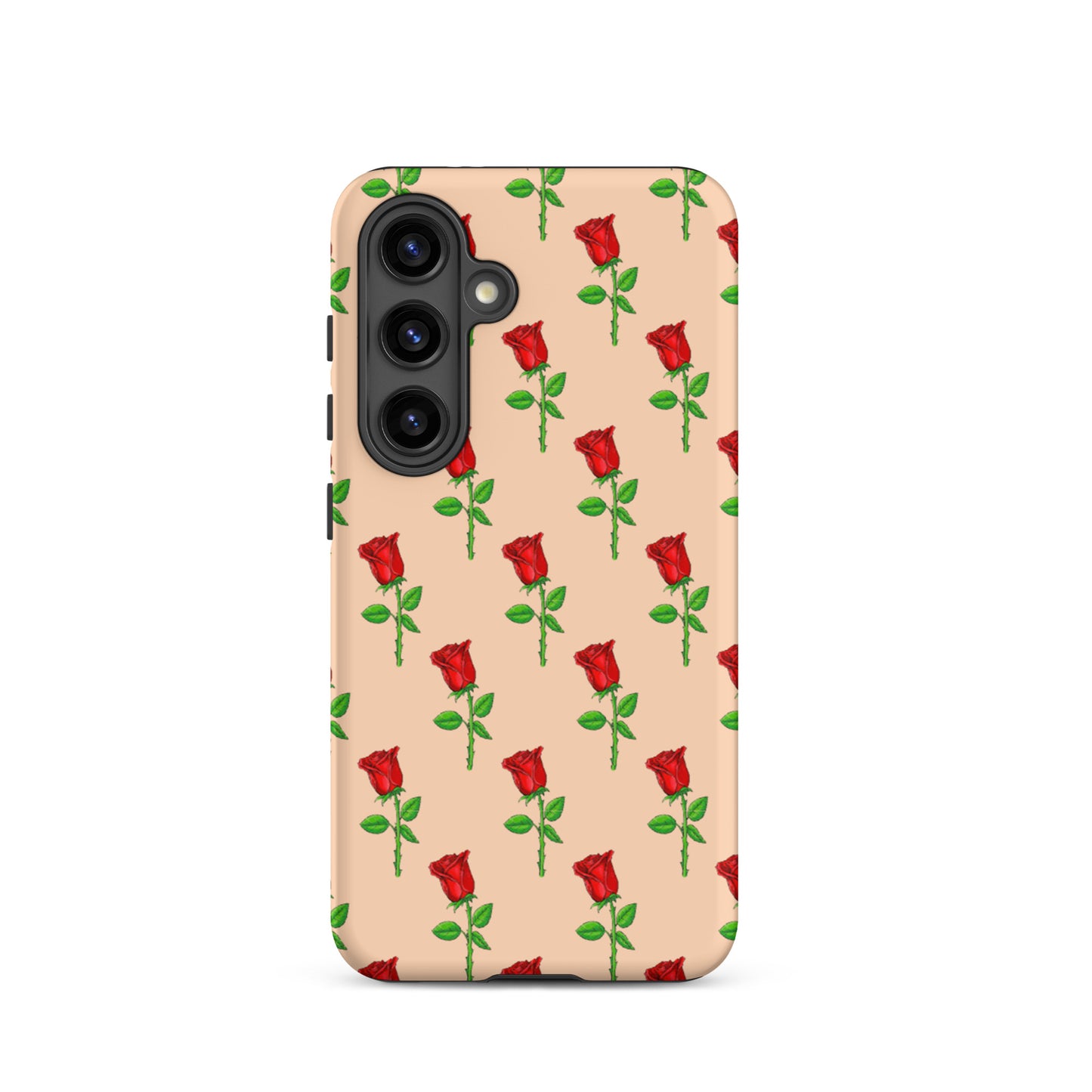 coque samsung roses rouge